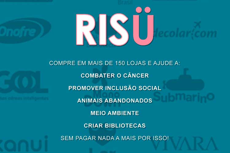 Direcione parte de suas compras online para instituições sem pagar nada a mais por isso