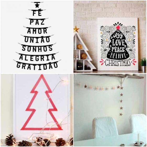 Decoração de natal para parede